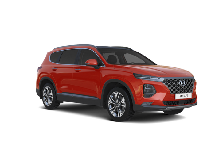 Hyundai Santa Fe Красно-Оранжевый (Lava Orange)